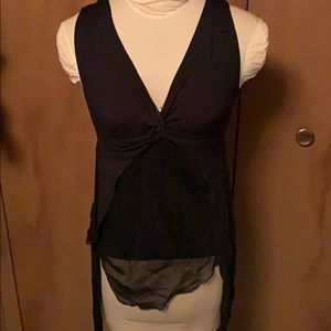 Bebe Black tank top